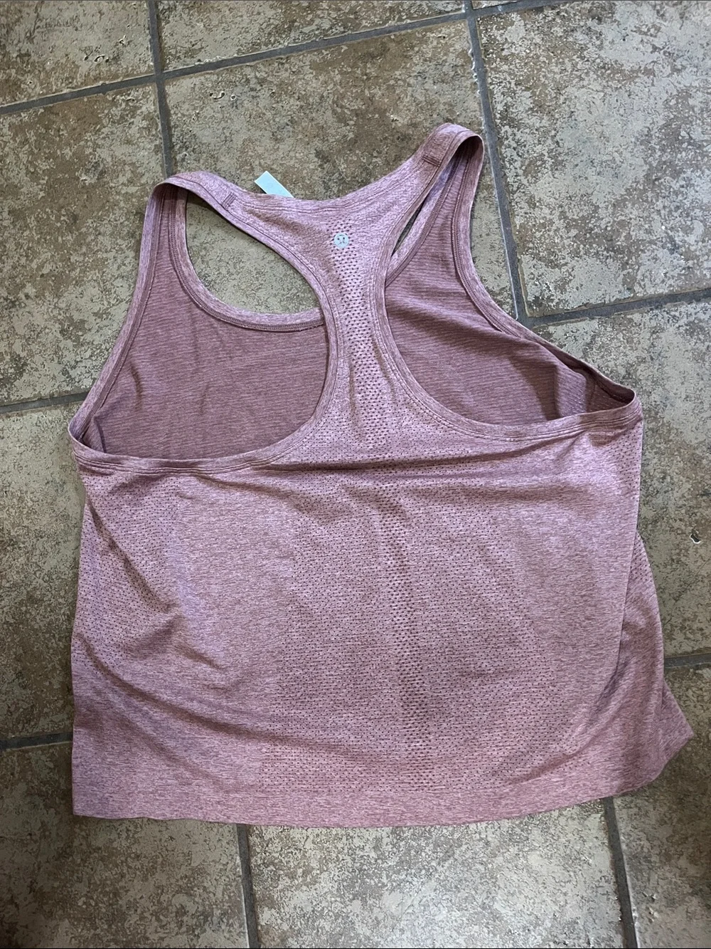 lululemon athletica Heathered Mauve Racerback Tank